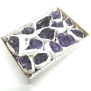 Amethyst Cluster Box Small (B - Grade) Brazil Amethyst Cluster Box Small (B - Grade) Brazil